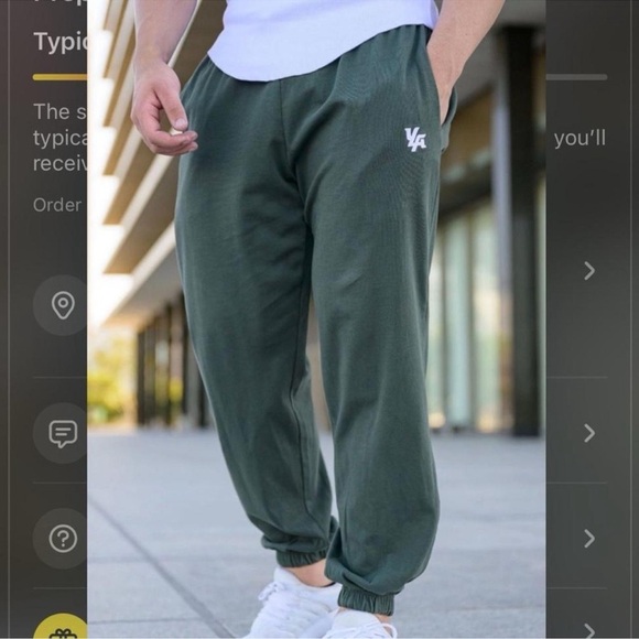 YoungLA Other - NWOT YoungLA Men’s Sweatpants Joggers Green Forest Size Small Gym 231 Pump Cover